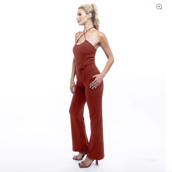 Lezat Lindsey Jumpsuit in Cinnamon - Picture 13 of 13